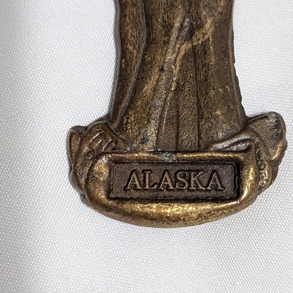 Vintage 1999  Brass Moose Bottle Opener - Picture 3 of 5